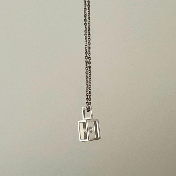 Charles & Colvard moissanite necklace.
